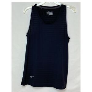 Mizuno Women’s Large Black Performance Sheer Tank Top Athletic Workout Shirt